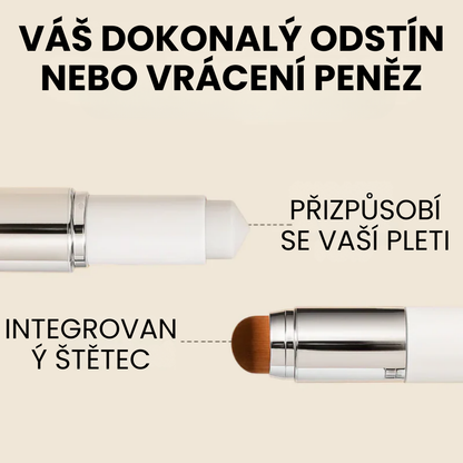 Make-up 2 v 1 s integrovaným štětcem
