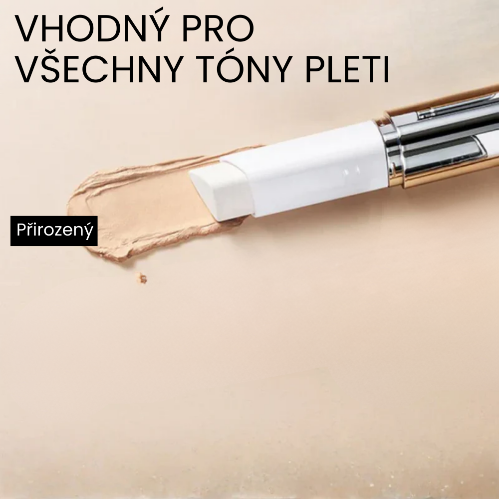 Make-up 2 v 1 s integrovaným štětcem